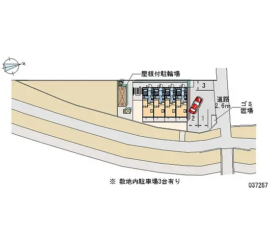 ★手数料０円★広島市佐伯区八幡東２丁目　月極駐車場（LP）